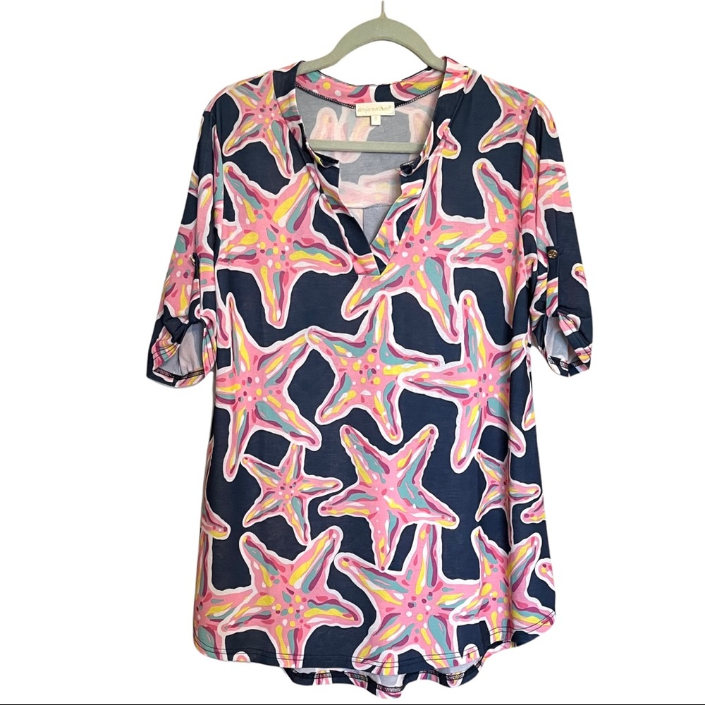Simply Southern Savannah Star Starfish Tunic Top